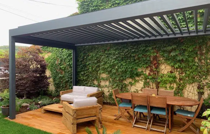 pergola bioclimatique autoportée jardin