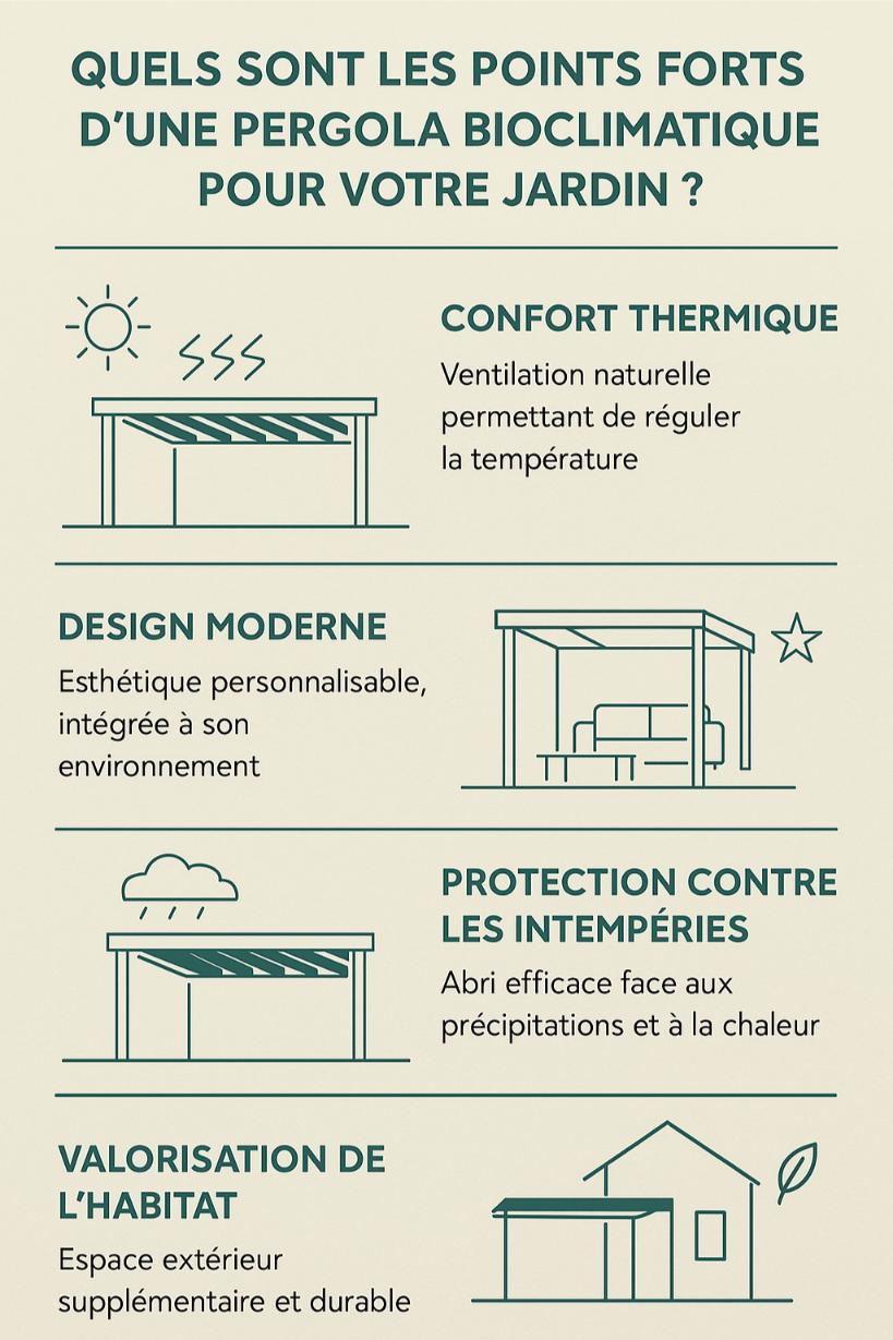 avantage pergola bioclimatique